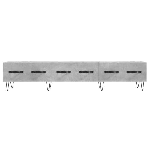 Móvel de TV - Modulo de TV - Armário de TV 150x36x30 cm derivados de madeira cinzento cimento