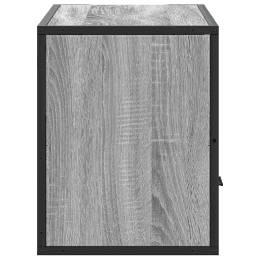Móvel p TV, Armário de TV 80x31x39,5 cm deriv. madeirametal cinzento sonoma