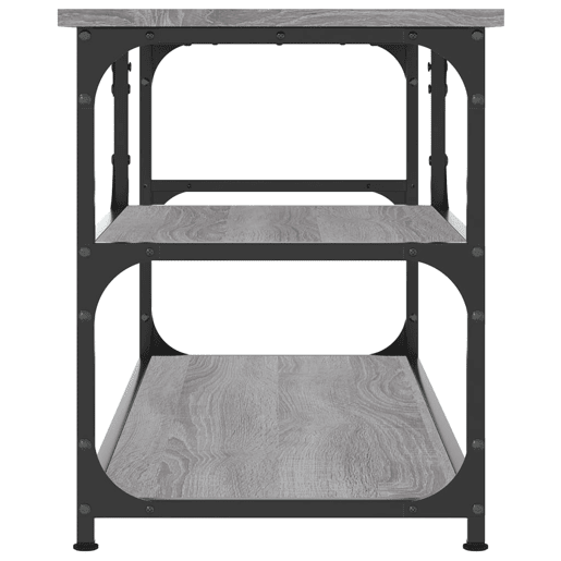 Móvel de TV - Modulo de TV - Armário de TV 103x38x46,5 cm derivados madeiraaço cinza sonoma