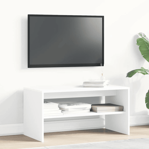 Móvel de TV - Modulo de TV - Armário de TV 80x40x40 cm contraplacado branco
