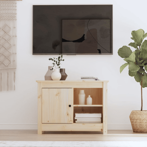 Móvel de TV - Modulo de TV - Armário de TV 70x36,5x52 cm madeira de pinho maciça