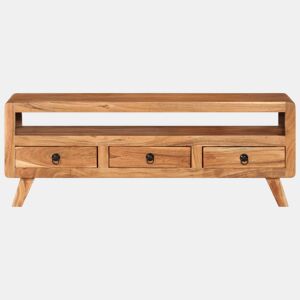 Móvel de TV - Modulo de TV - Armário de TV 110x30x40 cm madeira de acácia maciça