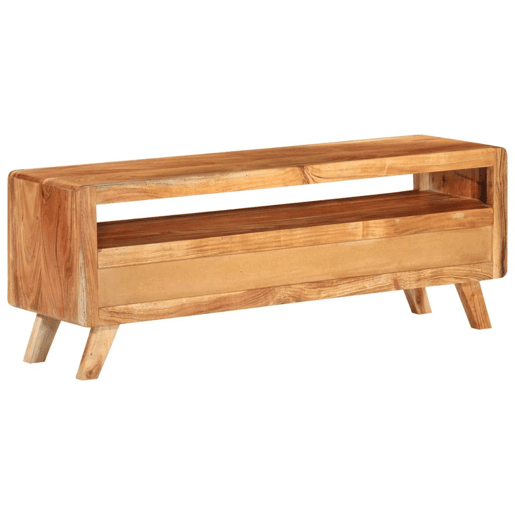 Móvel de TV - Modulo de TV - Armário de TV 110x30x40 cm madeira de acácia maciça