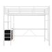 Cama alta para niños 98x204 Cama alta para niños 98x204 Blanco