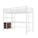 Cama alta para niños 98x204 Cama alta para niños 98x204 Blanco