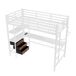 Cama alta para niños 98x204 Cama alta para niños 98x204 Blanco