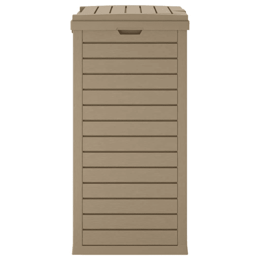 Lixeira externa marrom claro 41x41x86 cm polipropileno 02_0006115