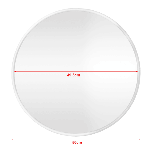 Espelho de parede redondo 50 cm branco fosco 03_0007941