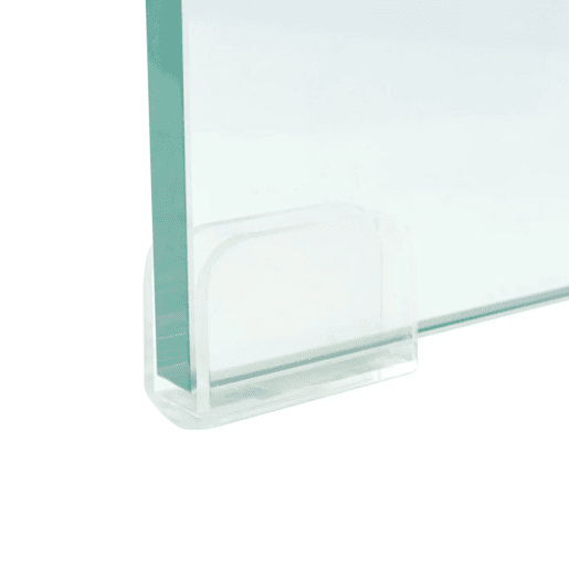 Armário de TV Buffet de TV design prático televisão para monitor 100 cm vidro transparente 2502040