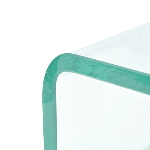 Armário de TV Buffet de TV design prático televisão para monitor 100 cm vidro transparente 2502040