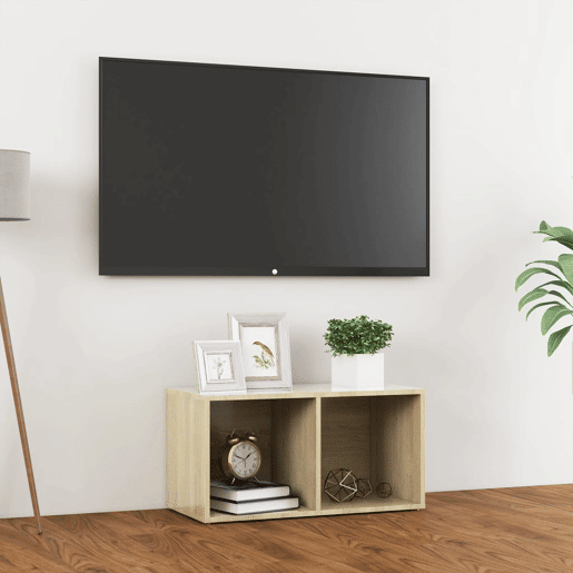 Móvel de TV - Modulo de TV - Armário de TV 72x35x36,5 cm derivados de madeira carvalho sonoma