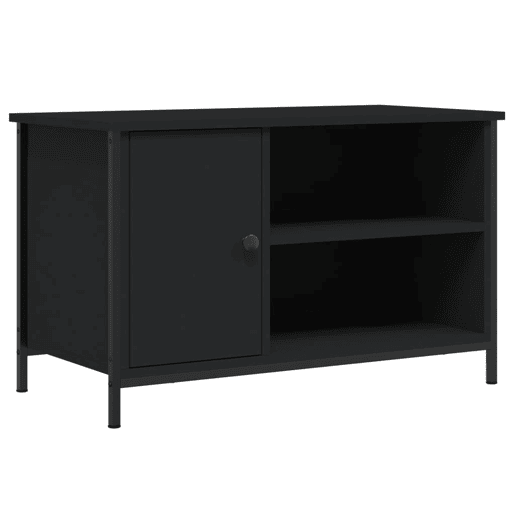 Móvel de TV - Modulo de TV - Armário de TV 80x40x50 cm derivados de madeira preto