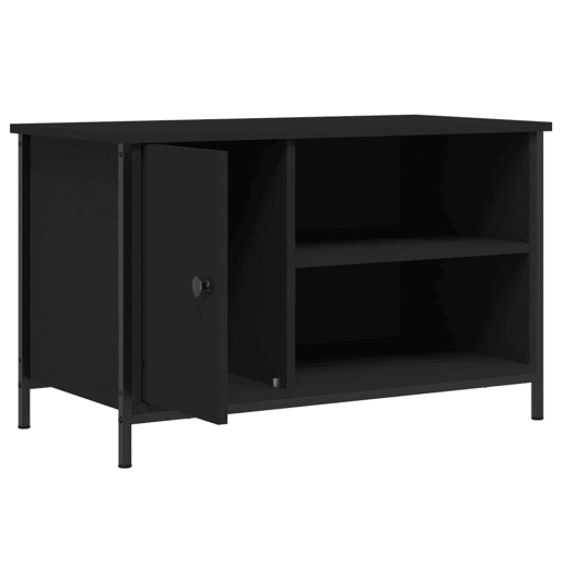 Móvel de TV - Modulo de TV - Armário de TV 80x40x50 cm derivados de madeira preto