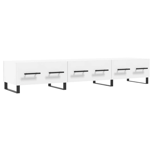 Móvel de TV - Modulo de TV - Armário de TV 150x36x30 cm derivados de madeira branco