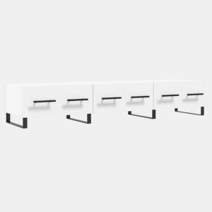 Móvel de TV - Modulo de TV - Armário de TV 150x36x30 cm derivados de madeira branco
