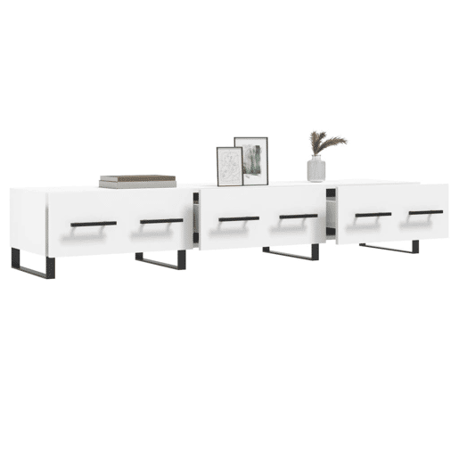 Móvel de TV - Modulo de TV - Armário de TV 150x36x30 cm derivados de madeira branco