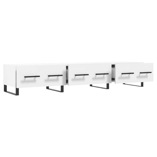Móvel de TV - Modulo de TV - Armário de TV 150x36x30 cm derivados de madeira branco
