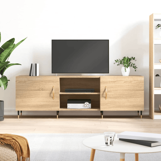 Móvel de TV - Modulo de TV - Armário de TV 150x30x50 cm derivados de madeira carvalho sonoma