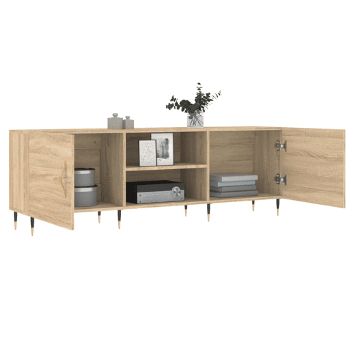 Móvel de TV - Modulo de TV - Armário de TV 150x30x50 cm derivados de madeira carvalho sonoma