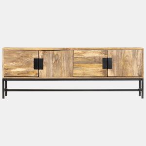 Móvel de TV - Modulo de TV - Armário de TV 140x30x50 cm madeira de mangueira maciça