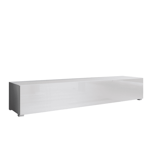 Móvel TV Sala de estar e jantar Branco 180x40x30 1 porta Aitana M2 Muebles Bonitos
