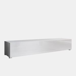 Móvel TV Sala de estar e jantar Branco 180x40x30 1 porta Aitana M2 Muebles Bonitos