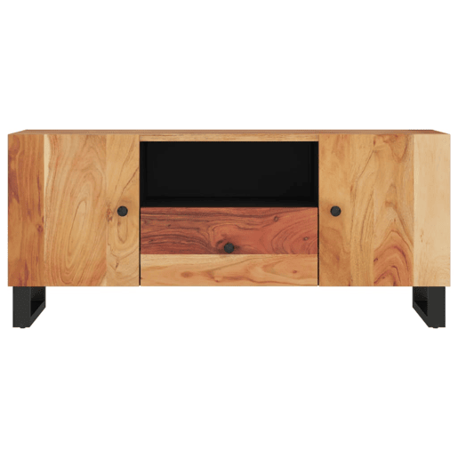 Móvel de TV - Modulo de TV - Armário de TV 105x33,5x46 cm acácia maciçaderivados madeira
