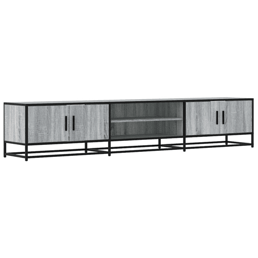 Móvel de TV - Modulo de TV - Armário de TV 210x35x41 cm derivados de madeira cinzento sonoma