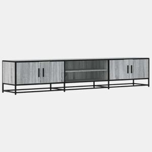 Móvel de TV - Modulo de TV - Armário de TV 210x35x41 cm derivados de madeira cinzento sonoma
