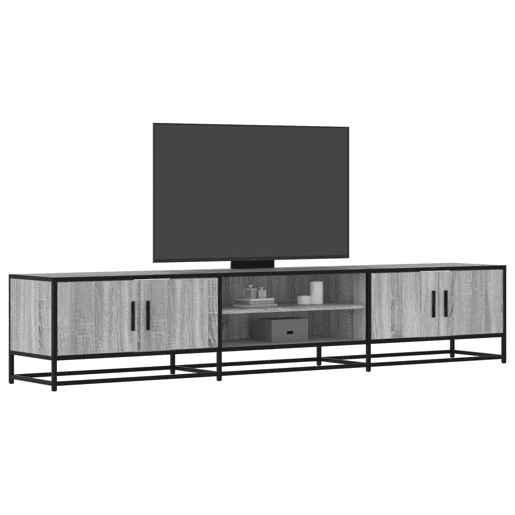 Móvel de TV - Modulo de TV - Armário de TV 210x35x41 cm derivados de madeira cinzento sonoma