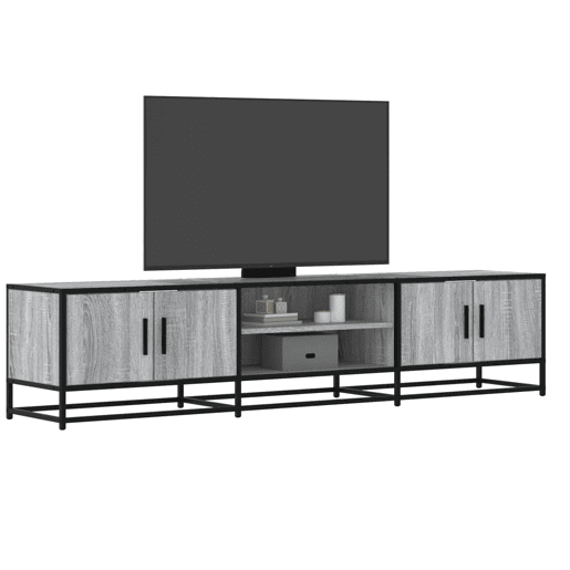 Móvel de TV - Modulo de TV - Armário de TV 180x35x41 cm derivados de madeira cinzento sonoma