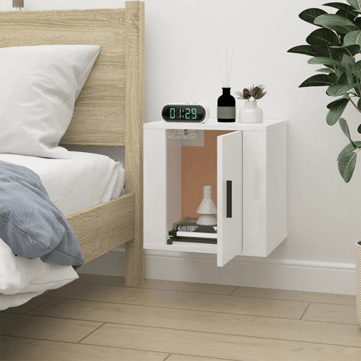 Móvel de TV - Modulo de TV - Armário de TV de parede 40x34,5x40 cm branco brilhante