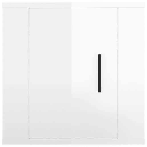Móvel de TV - Modulo de TV - Armário de TV de parede 40x34,5x40 cm branco brilhante