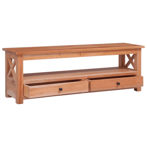 Móvel de TV - Modulo de TV - Armário de TV 115x30x40 cm madeira de mogno maciça