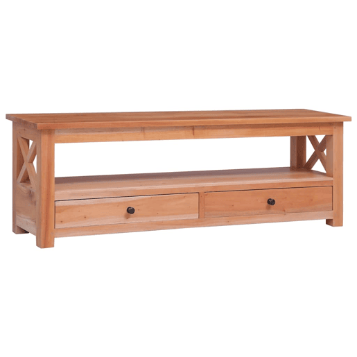 Móvel de TV - Modulo de TV - Armário de TV 115x30x40 cm madeira de mogno maciça