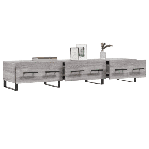 Móvel de TV - Modulo de TV - Armário de TV 150x36x30 cm derivados de madeira cinzento sonoma