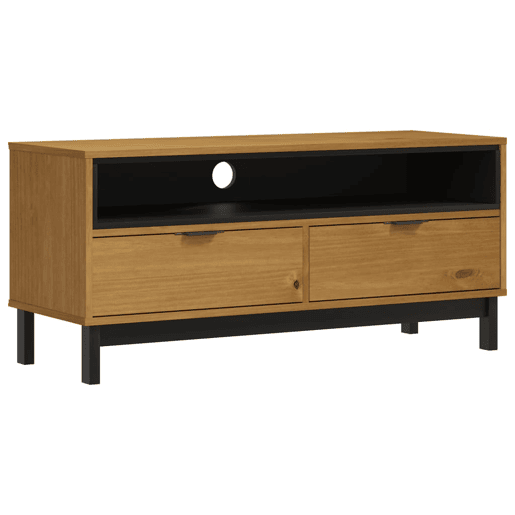 Móvel de TV - Modulo de TV - Armário de TV FLAM 110x40x50 cm madeira de pinho maciça