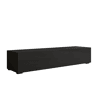 Móvel TV Sala de estar e jantar Preto 160x40x32 1 porta Nora H2 Muebles Bonitos