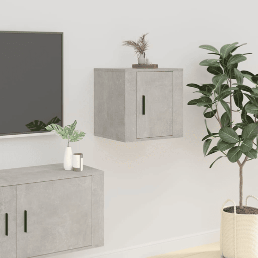 Móvel de TV - Modulo de TV - Armário de TV de parede 40x34,5x40 cm cinzento cimento