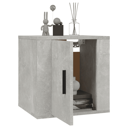 Móvel de TV - Modulo de TV - Armário de TV de parede 40x34,5x40 cm cinzento cimento