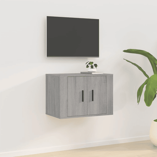 Móvel de TV - Modulo de TV - Armário de TV para parede 57x34,5x40 cm cinzento sonoma