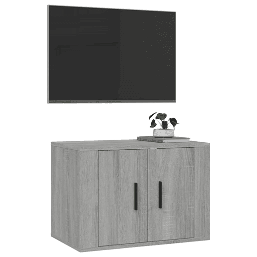 Móvel de TV - Modulo de TV - Armário de TV para parede 57x34,5x40 cm cinzento sonoma