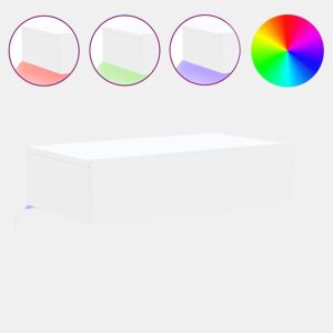 Móvel de TV - Modulo de TV - Armário de TV com luzes LED 60x35x15,5 cm branco