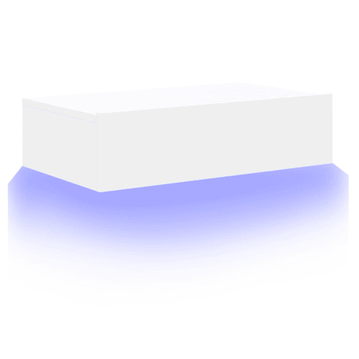Móvel de TV - Modulo de TV - Armário de TV com luzes LED 60x35x15,5 cm branco