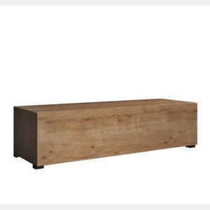 Móvel TV Sala de estar e jantar Carvalho 120x40x30 1 porta Aitana M1 Muebles Bonitos