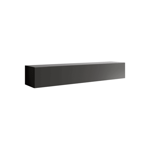 Móvel TV Suspenso Sala de estar e jantar Cinzento 180x40x30 1 porta Berit Muebles Bonitos