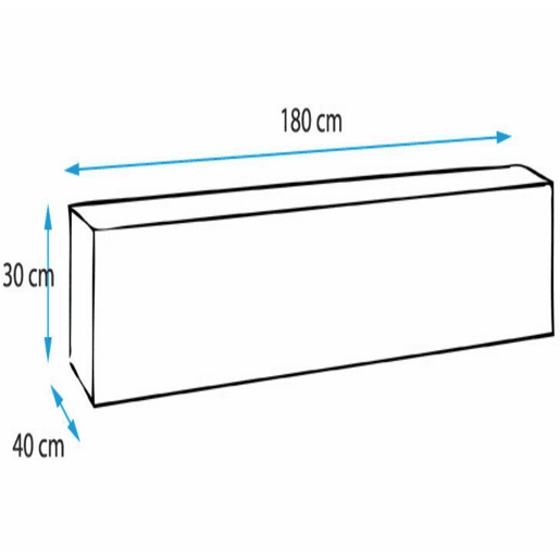 Móvel TV Suspenso Sala de estar e jantar Cinzento 180x40x30 1 porta Berit Muebles Bonitos