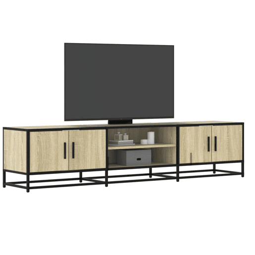 Móvel de TV - Modulo de TV - Armário de TV 180x35x41 cm derivados de madeira carvalho sonoma