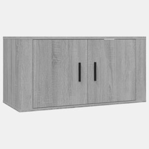 Móvel de TV - Modulo de TV - Armário de TV de parede 80x34,5x40 cm cinzento sonoma