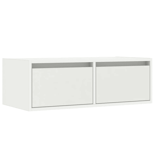 Móvel de TV - Modulo de TV - Armário de TV com luzes LED 75x35,5x25 cm branco